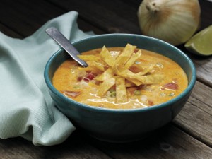 Caldo de enchilada