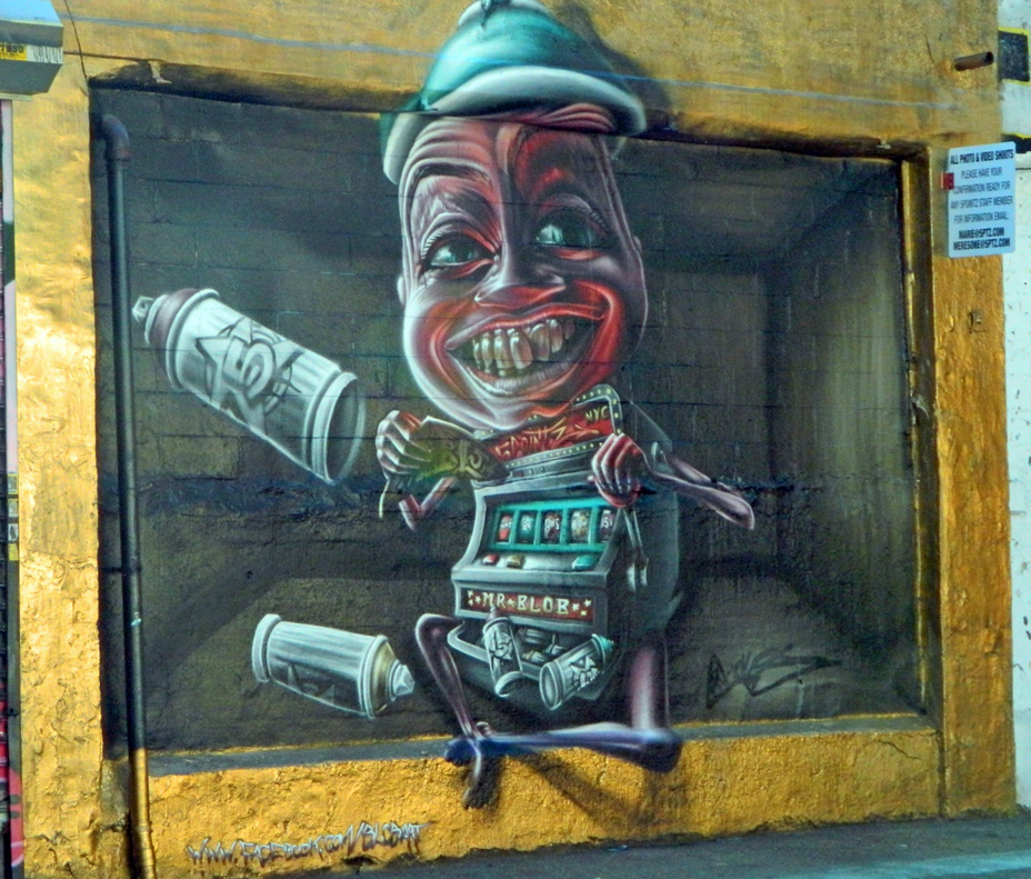 Bob muralista italiano en 5pointz, LIC.(Foto JD)