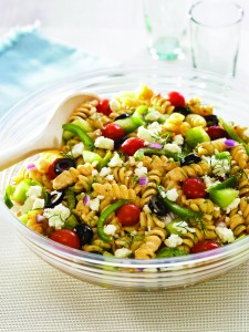 Ensalada de pasta griega