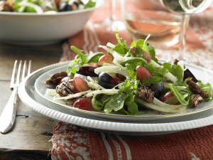Platillos con uvas