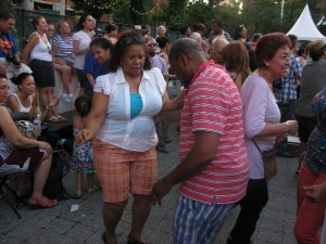 Que swing en la plazoleta del Lincoln Center 'Midsummer Night Swing" (Foto Nabuco)