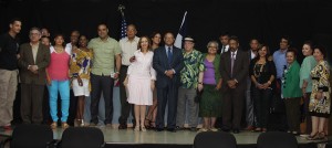 El Comisionado Dominicano de Cultura en los Estados Unidos realizó el acto de premiación del Concurso Literario Letras de Ultramar, ganado este año por los escritores dominicanos residentes fuera de la isla, Rubén Sánchez Féliz y Daniel Baruc Espinal Rivera.