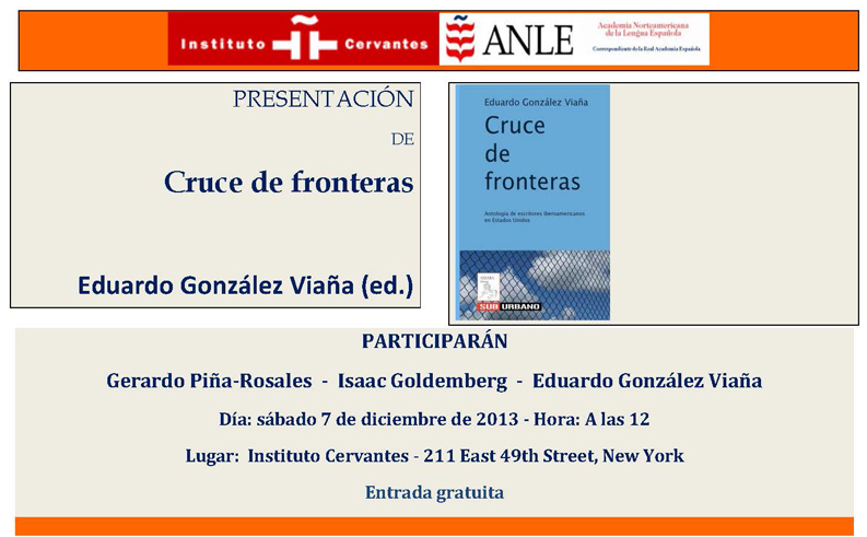 Cruce de Fronteras en Instituto Cervantes