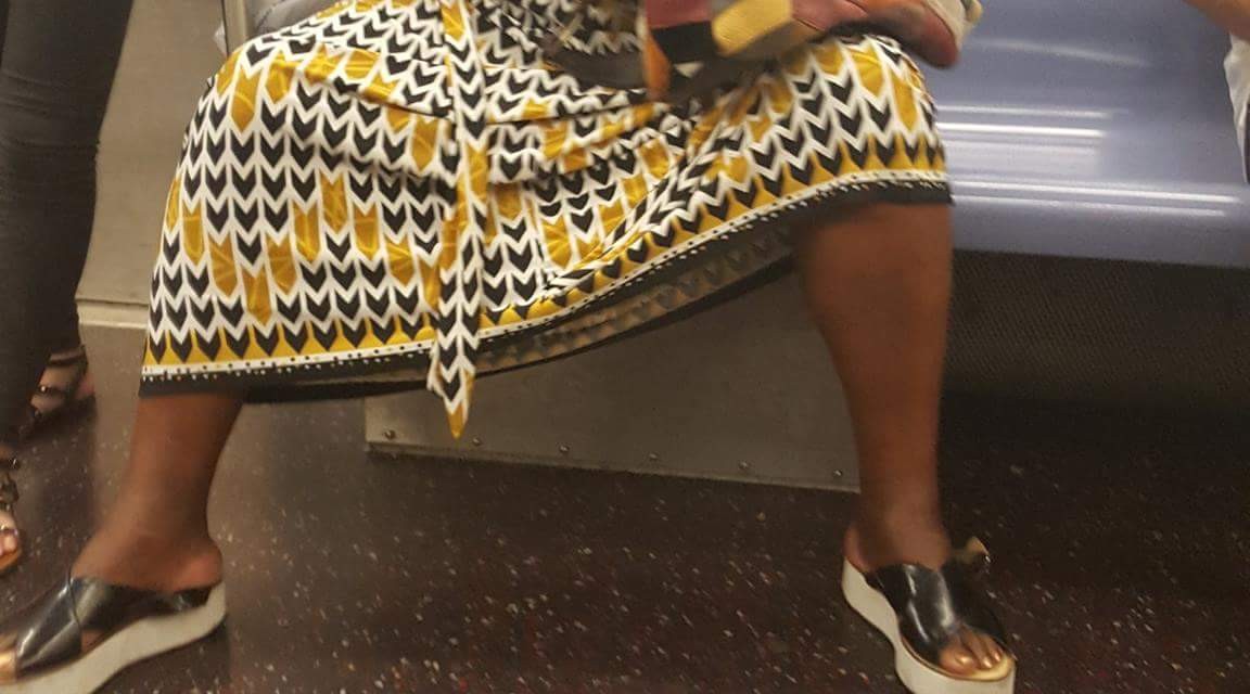 Facetas multicolores de viajar en tren en NY