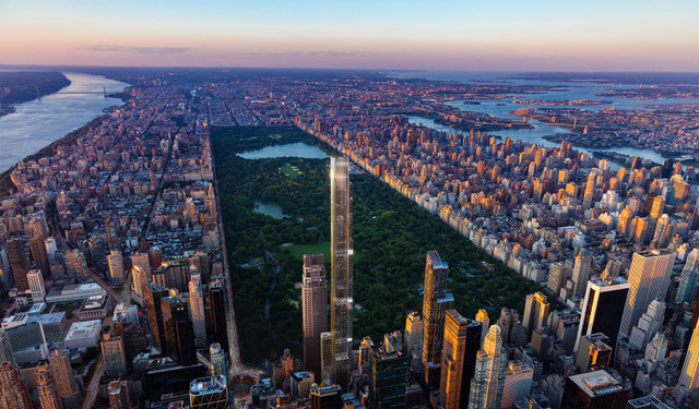 Edificio residencial más alto del mundo en NY- 1135 millones de dólares